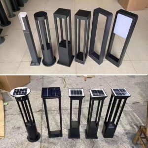 Đèn led bãi cỏ ngoài trời không thấm nước ánh sáng sân vườn năng lượng mặt trời bãi cỏ ánh sáng cảnh quan công viên cộng đồng tối giản hiện đại - Hình 2