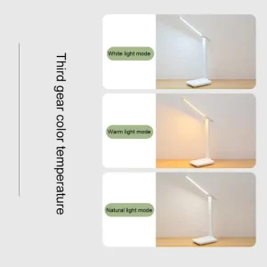 Đèn LED Bảo Vệ Mắt Để Bàn Cảm Ứng Mờ Có Thể Uốn Cong Đèn Bàn Sạc USB Chân Đế Ký Túc Xá Sinh Viên Phòng Ngủ Đầu Giường Ánh Sáng - Hình 3