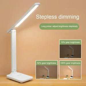 Đèn LED Bảo Vệ Mắt Để Bàn Cảm Ứng Mờ Có Thể Uốn Cong Đèn Bàn Sạc USB Chân Đế Ký Túc Xá Sinh Viên Phòng Ngủ Đầu Giường Ánh Sáng - Hình 4