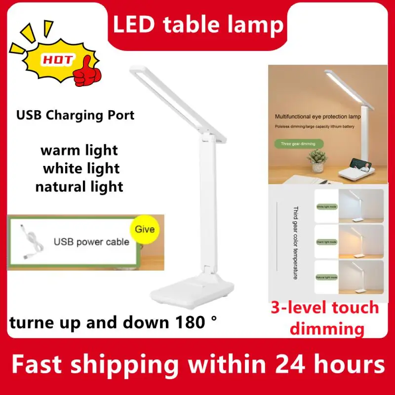 Đèn LED Bảo Vệ Mắt Để Bàn Cảm Ứng Mờ Có Thể Uốn Cong Đèn Bàn Sạc USB Chân Đế Ký Túc Xá Sinh Viên Phòng Ngủ Đầu Giường Ánh Sáng Đèn LED Bảo Vệ Mắt Để Bàn Cảm Ứng Mờ Có Thể Uốn Cong Đèn Bàn Sạc USB Chân Đế Ký Túc Xá Sinh Viên Phòng Ngủ Đầu Giường Ánh Sáng