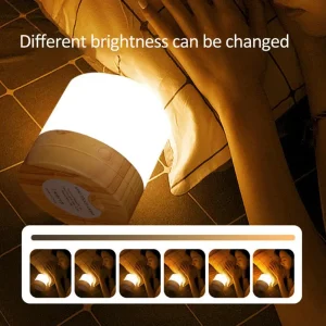 Đèn LED Cảm Ứng Cảm Biến Đèn Bàn Đầu Giường Phòng Ngủ Đèn USB Sạc Di Động Mờ Đèn Ngủ Nhiều Màu Sắc Ánh Sáng Phòng Decoratio - Hình 2