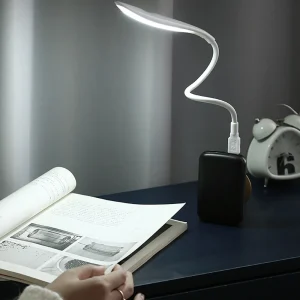 Đèn Led Cảm Ứng Để Bàn USB Đèn Bàn Bảo Vệ Mắt Đèn LED Để Bàn Có Thể Uốn Cong Linh Hoạt Đèn Bàn Đọc Sách Móng Tay Hình Xăm Đọc Sách Làm Đẹp - Hình 2
