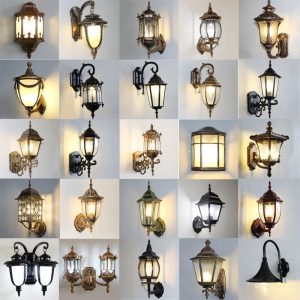 Đèn LED Dán Tường Ngoài Trời Chống Nước Đèn Sân Vườn Lối Đi Ban Công Cầu Thang Ánh Sáng Hành Lang Châu Âu Biệt Thự Sân Vườn Ngoại Thất Đèn