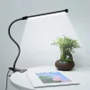 Đèn LED dạng kẹp, đèn bàn ký túc xá sinh viên, phòng ngủ, máy tính để bàn, đèn đọc sách đầu giường, đèn bàn nhỏ bảo vệ mắt, màu đen