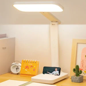 Đèn LED để bàn cảm ứng – Ba mức sáng, sạc USB, gập gọn, bảo vệ mắt, phù hợp phòng ngủ và bàn làm việc