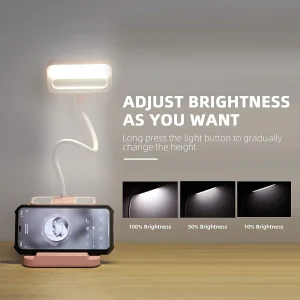 Đèn LED Để Bàn Cảm Ứng Mờ Đèn Bàn Sạc USB Đèn Đọc Sách Cho Trẻ Em Trẻ Em Học Đầu Giường Phòng Ngủ Phòng Khách - Hình 4
