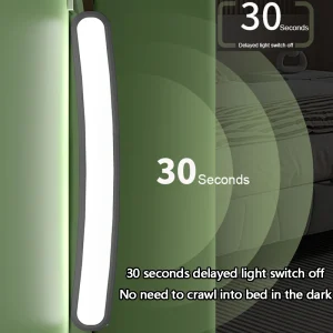 Đèn LED Để Bàn Cong Sạc 1800MAh Từ Đèn Bàn Từ Xa Cảm Ứng Mờ Treo Đèn Ngủ Phòng Ngủ Nhà Bếp 32/42CM - Hình 4