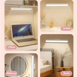 Đèn LED Để Bàn USB Sạc Đèn Bàn Mờ Vô Cấp Treo Từ Tính Bàn Phòng Ngủ Đọc Sách Sạc Đèn Ngủ - Hình 3