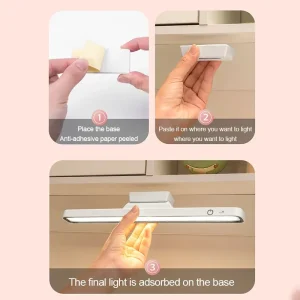 Đèn LED Để Bàn USB Sạc Đèn Bàn Mờ Vô Cấp Treo Từ Tính Bàn Phòng Ngủ Đọc Sách Sạc Đèn Ngủ - Hình 4