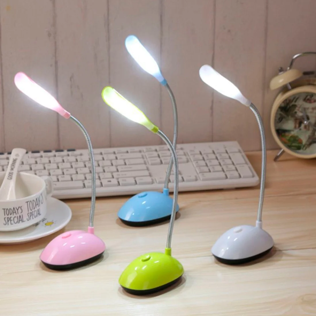 Đèn LED đọc sách chạy bằng pin Đèn bàn linh hoạt Có thể gập lại Bàn làm việc Đèn học tập cho trẻ em Văn phòng sinh viên - Hình 2 Đèn LED đọc sách chạy bằng pin Đèn bàn linh hoạt Có thể gập lại Bàn làm việc Đèn học tập cho trẻ em Văn phòng sinh viên - Hình 2