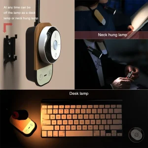Đèn LED đọc sách có điều khiển từ xa Cảm ứng có thể điều chỉnh độ sáng Đèn bàn sạc USB Đèn ngủ cho phòng ngủ Đầu giường Văn phòng Nghiên cứu - Hình 3