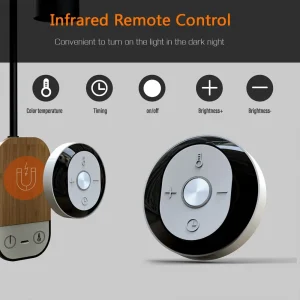 Đèn LED đọc sách có điều khiển từ xa Cảm ứng có thể điều chỉnh độ sáng Đèn bàn sạc USB Đèn ngủ cho phòng ngủ Đầu giường Văn phòng Nghiên cứu - Hình 4
