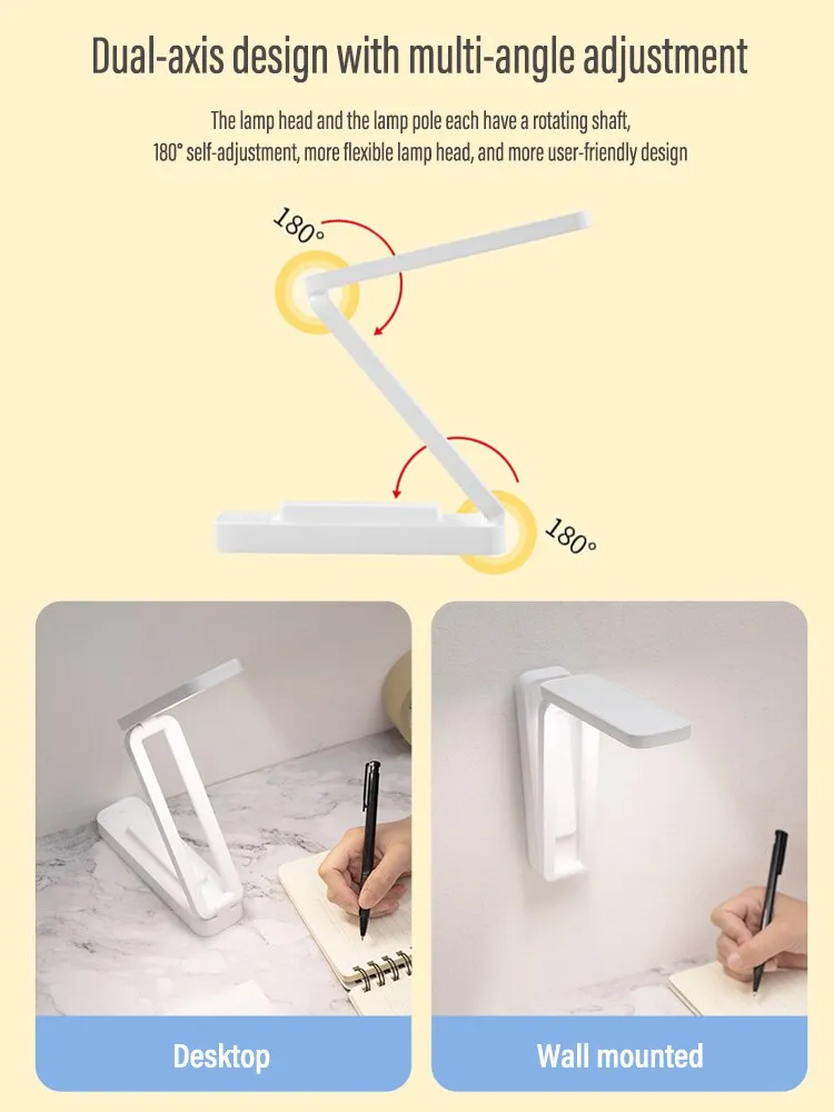 Đèn LED Đọc Sách Để Bàn Có Thể Gập Lại Cảm Ứng Với Điều Khiển Từ Xa Đèn Tường Có Thể Điều Chỉnh Độ Sáng USB Sạc Văn Phòng Nghiên Cứu Đầu Giường Đèn Ngủ - Hình 3 Đèn LED Đọc Sách Để Bàn Có Thể Gập Lại Cảm Ứng Với Điều Khiển Từ Xa Đèn Tường Có Thể Điều Chỉnh Độ Sáng USB Sạc Văn Phòng Nghiên Cứu Đầu Giường Đèn Ngủ - Hình 3