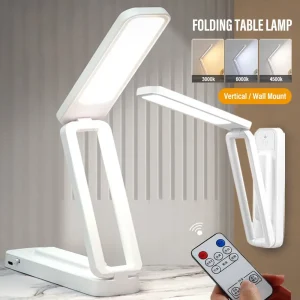 Đèn LED Đọc Sách Để Bàn Có Thể Gập Lại Cảm Ứng Với Điều Khiển Từ Xa Đèn Tường Có Thể Điều Chỉnh Độ Sáng USB Sạc Văn Phòng Nghiên Cứu Đầu Giường Đèn Ngủ