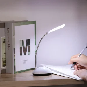 Đèn LED Hiện Đại Để Bàn Đèn Đọc Sách Cho Nghiên Cứu Ký Túc Xá Phòng Ngủ Phòng Ngủ Đọc Pin Chạy Bằng Bảo Vệ Mắt Đèn Để Bàn - Hình 2
