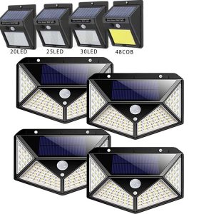 Đèn LED năng lượng mặt trời cơ thể con người Đèn tường cảm ứng nông thôn Đèn đường năng lượng mặt trời ngoài trời không thấm nước phong cảnh sân Đèn năng lượng mặt trời - Hình 2