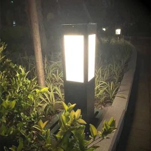 Đèn LED năng lượng mặt trời Lawn Light Garden Villa Lawn Light Ngoài trời chống thấm nước Khu dân cư Công viên cỏ Ánh sáng cảnh quan - Hình 2