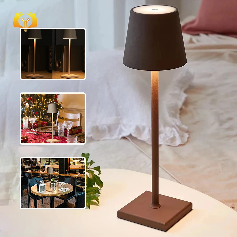 Đèn LED Nhôm Mờ Để Bàn 2000 MAh Hoạt Động Bằng Pin Chống Nước IP54 Không Dây Đèn Bàn Nến Ấm USB 3000K - Hình 2 Đèn LED Nhôm Mờ Để Bàn 2000 MAh Hoạt Động Bằng Pin Chống Nước IP54 Không Dây Đèn Bàn Nến Ấm USB 3000K - Hình 2
