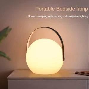 Đèn LED Phòng Ngủ Ngủ Đầu Giường Không Dây Để Bàn Ngoài Trời Di Động Điều Khiển Từ Xa Đèn Di Động Để Bàn Đèn Trang Trí