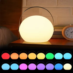 Đèn LED Phòng Ngủ Ngủ Đầu Giường Không Dây Để Bàn Ngoài Trời Di Động Điều Khiển Từ Xa Đèn Di Động Để Bàn Đèn Trang Trí - Hình 4