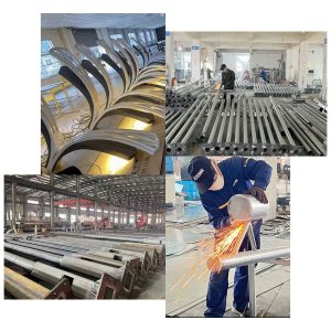Đèn led sân vườn Đèn cảnh quan năng lượng mặt trời ngoài trời hình vuông chống nước bán buôn Đèn kiểu Trung Quốc mới Đèn led sân vườn Đèn đường - Hình 2