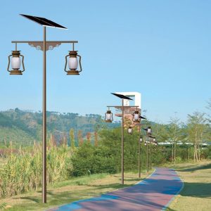 Đèn LED sân vườn năng lượng mặt trời Quảng Đông Trung Sơn Đèn đường năng lượng mặt trời Đèn đường năng lượng mặt trời Đèn đường quang điện - Hình 4