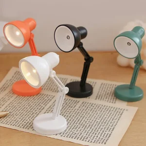Đèn LED Sáng Tạo Đèn Ngủ Mini Nhỏ Có Thể Gập Lại Đèn Bàn Để Bàn Có Thể Điều Chỉnh Đèn Đọc Sách Nghiên Cứu Văn Phòng Để Bàn Trang Trí Phòng Ngủ