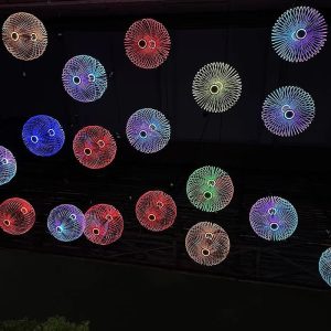Đèn LED sợi quang Đèn chùm ngoài trời Đèn chùm chống thấm nước Trang trí Ánh sáng Chiếu sáng sân vườn ngoài trời Mạng lưới ánh sáng cảnh quan Cảnh đêm đỏ - Hình 2