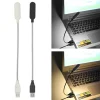 Đèn LED USB Đọc Sách Di Động USB Linh Hoạt Bảo Vệ Mắt Mini Đèn Ngủ Cho Máy Tính Xách Tay PC Laptop Bàn Để Bàn