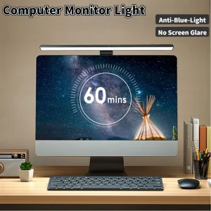 Đèn Máy Tính Để Bàn Đèn Màn Hình Laptop USB Đèn Treo Đèn Bàn Vô Cấp Mờ Cho Nghiên Cứu Đèn Đọc Sách