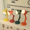 Đèn Máy Tính Mini Để Bàn LED Có Thể Gập Lại Di Động Nhỏ Đèn Ngủ Trắng Ấm Bảo Vệ Mắt Đọc Sách Để Bàn Có Kẹp