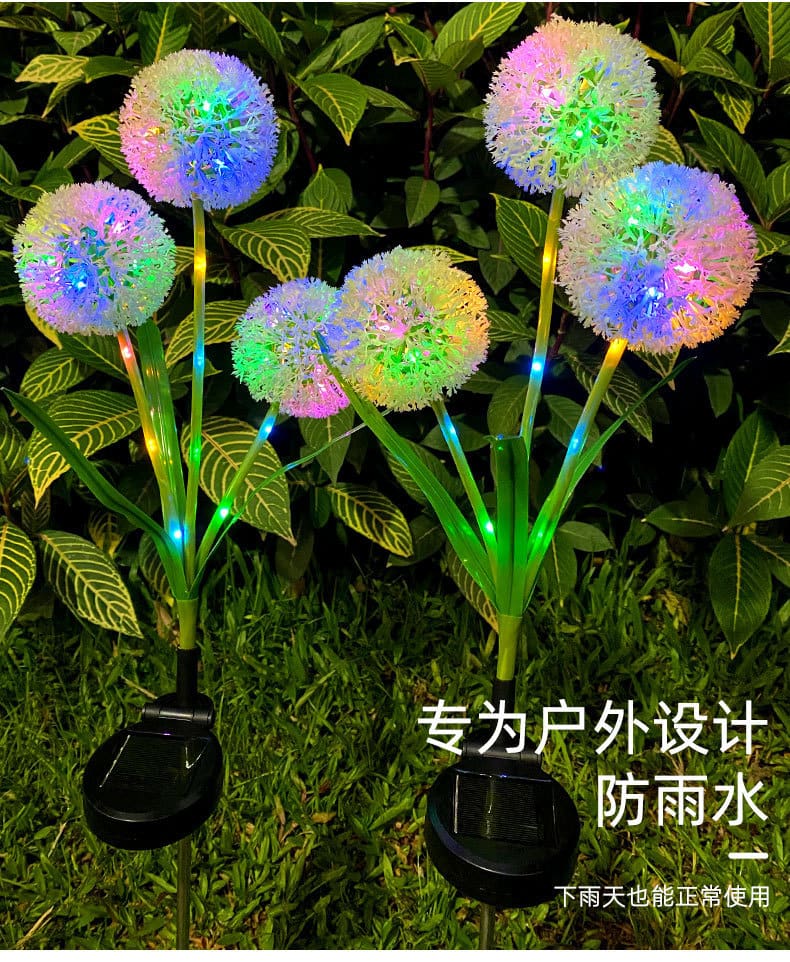 Đèn Mới ngoài trời năng lượng mặt trời bồ công anh hành xanh bóng Đèn phong cảnh cây xanh sân vườn trang trí ban công - Hình 2 Đèn Mới ngoài trời năng lượng mặt trời bồ công anh hành xanh bóng Đèn phong cảnh cây xanh sân vườn trang trí ban công - Hình 2