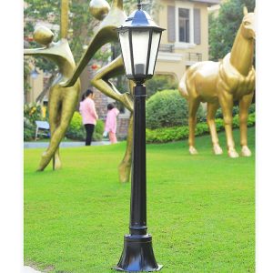 Đèn Mới Phong Cách Châu Âu Đèn Sân Vườn Ngoài Trời Chống Thấm Nước Sân Vườn Công Viên Biệt Thự Cộng Đồng Đèn Đường Ren Lục Giác Sân Vườn Bãi Cỏ Đèn - Hình 4