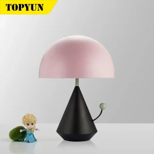 Đèn Nấm Bàn Đầu Giường Phòng Ngủ Đèn LED Sạc Thiết Kế Đèn Bàn Nhiều Màu Sắc Khách Sạn Cao Cấp Để Bàn Đèn Ngủ