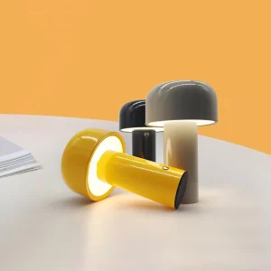 Đèn Nấm Sạc Đèn Bàn LED Cảm Ứng Để Bàn 3 Màu Mờ Cho Quán Cafe Nhà Hàng Trang Trí Phòng Học Đèn Ngủ - Hình 2