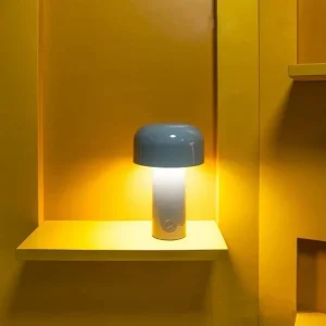 Đèn Nấm Sạc Đèn Bàn LED Cảm Ứng Để Bàn 3 Màu Mờ Cho Quán Cafe Nhà Hàng Trang Trí Phòng Học Đèn Ngủ - Hình 4