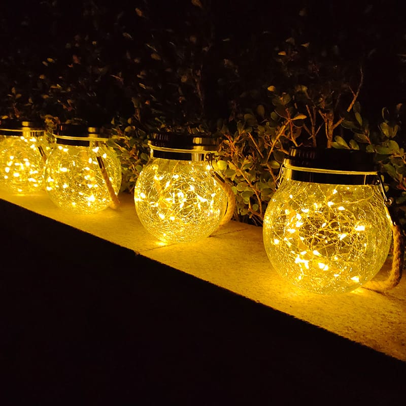 Đèn Năng Lượng Mặt Trời Ánh Sáng Ngoài Trời Trang Trí Sân Vườn Crack Mason Jar Treo Đèn Hộ Gia Đình Chống Nước Thủy Tinh Chúc Nhà Máy Bán Hàng Trực Tiếp - Hình 3 Đèn Năng Lượng Mặt Trời Ánh Sáng Ngoài Trời Trang Trí Sân Vườn Crack Mason Jar Treo Đèn Hộ Gia Đình Chống Nước Thủy Tinh Chúc Nhà Máy Bán Hàng Trực Tiếp - Hình 3