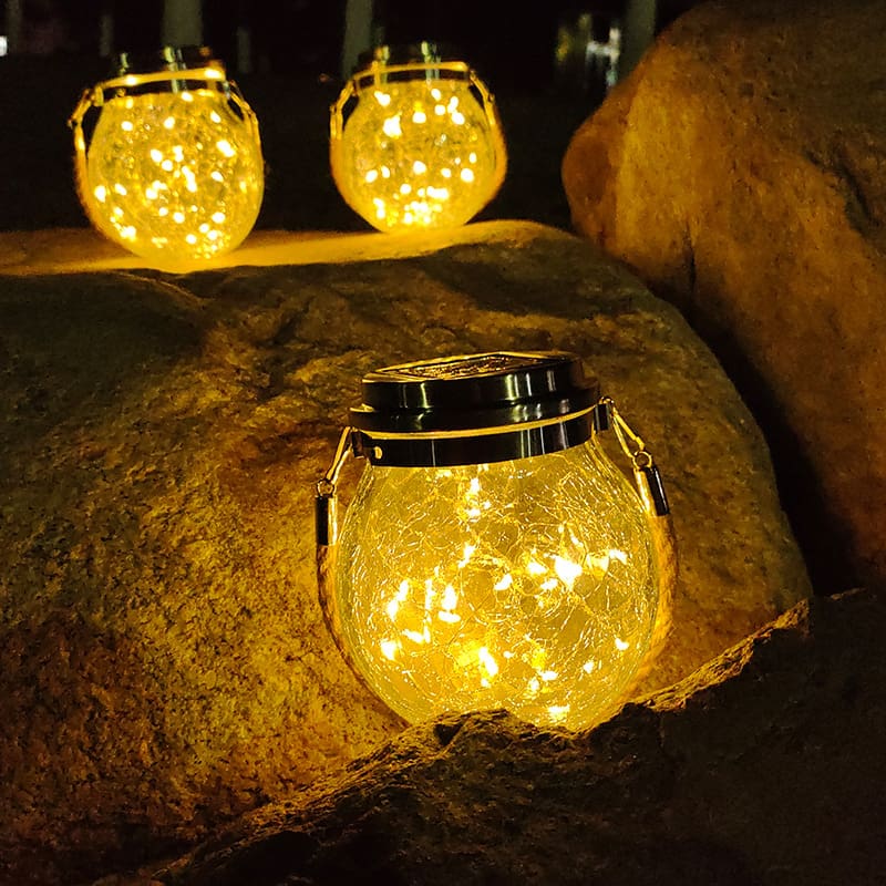 Đèn Năng Lượng Mặt Trời Ánh Sáng Ngoài Trời Trang Trí Sân Vườn Crack Mason Jar Treo Đèn Hộ Gia Đình Chống Nước Thủy Tinh Chúc Nhà Máy Bán Hàng Trực Tiếp - Hình 4 Đèn Năng Lượng Mặt Trời Ánh Sáng Ngoài Trời Trang Trí Sân Vườn Crack Mason Jar Treo Đèn Hộ Gia Đình Chống Nước Thủy Tinh Chúc Nhà Máy Bán Hàng Trực Tiếp - Hình 4