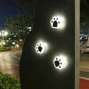 Đèn năng lượng mặt trời chân gấu chôn ngoài trời sân nhỏ sân vườn ngoài trời không thấm nước bố trí trang trí biệt thự bãi cỏ Đèn - Hình 2