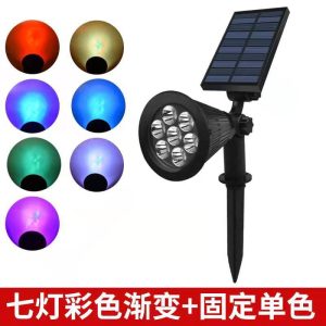 Đèn Năng Lượng Mặt Trời Đèn Sân Vườn Đèn Bãi Cỏ Đèn RGB Ngoài Trời Mặt Đất Đèn Sân Đèn Tường Đèn Cây Đèn Phong Cảnh