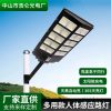 Đèn năng lượng mặt trời ngoài trời chiếu sáng nông thôn cơ thể con người cảm ứng điều khiển ánh sáng thông minh Đèn sân vườn công suất cao Đèn đường chống thấm nước