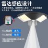 Đèn năng lượng mặt trời ngoài trời Đèn sân vườn Đèn đường cộng đồng siêu sáng công suất cao mới cực cao cảnh quan chiếu sáng đĩa bay Đèn tròn