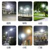 Đèn năng lượng mặt trời với cột Đèn cảm ứng cơ thể con người Đèn ngoài trời gia đình siêu sáng công suất cao chiếu sáng sân Đèn đường nông thôn mới