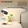 Đèn NEWACALOX Kẹp Bàn Thanh Màn Hình Đèn Treo Xoay 360 ° Gấp Gọn Linh Hoạt Hỗ Trợ Cánh Tay 108 Chiếc LED SMD Bảo Vệ Mắt Đèn Bàn