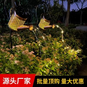 Đèn Ngoài trời ấm đun nước năng lượng mặt trời Đèn trang trí sân vườn Đèn thông minh bố trí sân vườn biệt thự phong cảnh cắm Đèn treo chống thấm nước