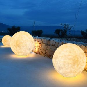 Đèn Ngoài Trời Chống Nước Bãi Cỏ Đèn Trung Thu Phong Cảnh Đèn Sân Vườn Biệt Thự Bố Trí Sân Vườn Trang Trí Cỏ Mặt Trăng Bóng Dạ Quang - Hình 4