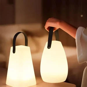 Đèn Ngoài Trời Chống Nước Không Dây Đèn Bàn Điều Khiển Từ Xa Thông Minh RGB LED Đèn Cắm Trại Sạc USB Di Động Đèn Trang Trí Phòng