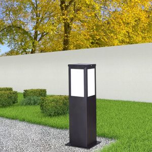 Đèn Ngoài Trời Không Thấm Nước Phong Cách Trung Hoa Mới Bãi Cỏ Đèn LED Công Viên Sân Đèn Biệt Thự Vuông Sắt Vuông Đèn Phong Cảnh - Hình 4