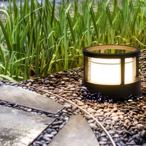 Đèn Nhà máy bán trực tiếp Đèn bãi cỏ ngoài trời led nhôm đúc hiện đại đơn giản sân vườn biệt thự Đèn sân Đèn cột ngoài trời - Hình 2