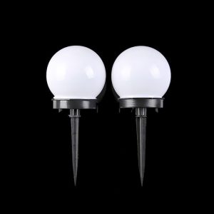 Đèn Nhà máy vận chuyển hàng hóa LED Round Lawn Light Năng lượng mặt trời không thấm nước ngoài trời Ground Light Bán buôn bóng Đèn tròn
